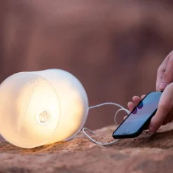 Lanterne Mpowerd Luci Base Light Translucide Grey