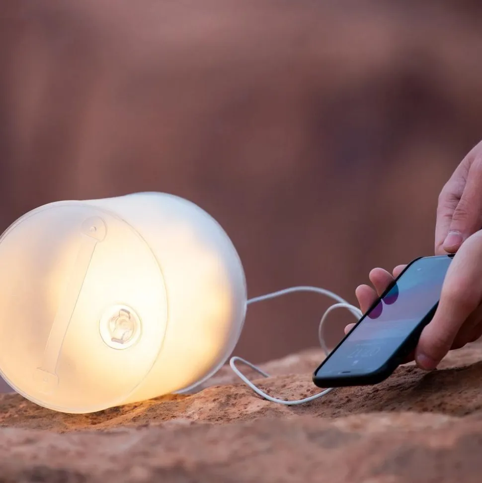 Lanterne Mpowerd Luci Base Light Translucide Grey