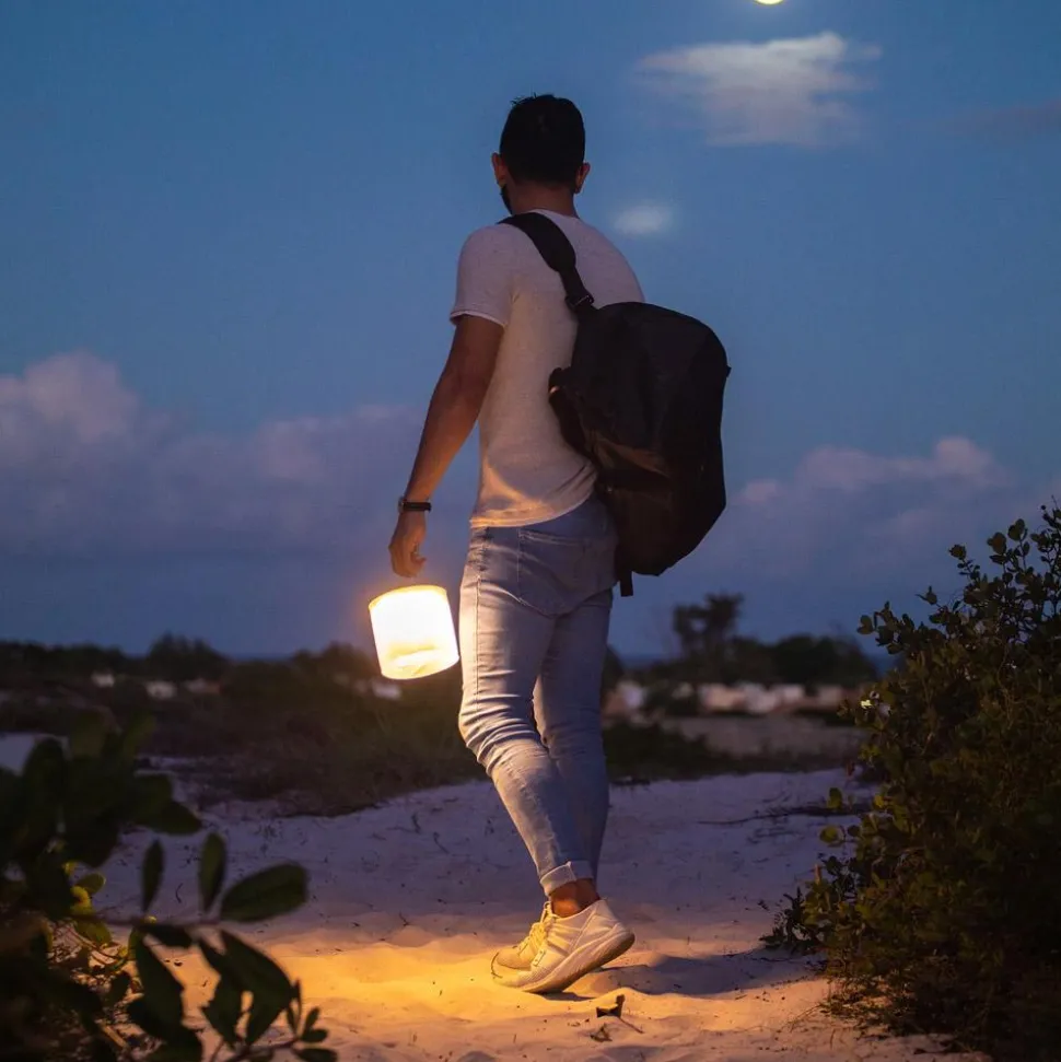 Lanterne Mpowerd Luci Base Light Translucide Grey