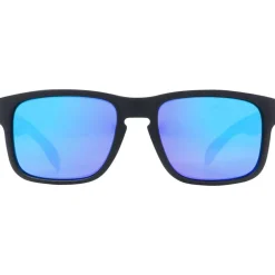 Lunettes de soleil AZR Cool Noire Mate Bleue Multicouche Bleu