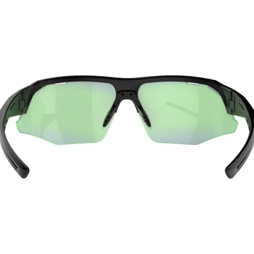 Lunettes de soleil AZR Galibier Mat Noir Irisé Vert Photochromic
