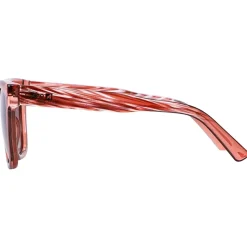 Lunettes de soleil AZR Kate Crystal Rose Vernie Polarisant Gris Dégradé