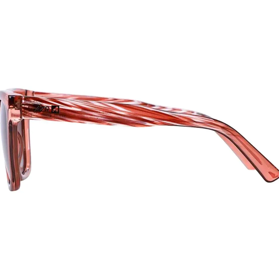 Lunettes de soleil AZR Kate Crystal Rose Vernie Polarisant Gris Dégradé