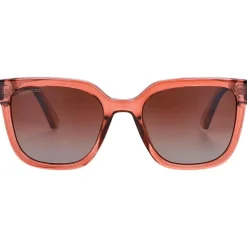 Lunettes de soleil AZR Kate Crystal Rose Vernie Polarisant Gris Dégradé