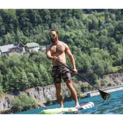 Lunettes de soleil AZR Nouméa Jaune Fluo Gris Miroir Polarized