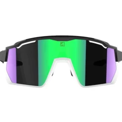 Lunettes de soleil AZR Pro Race Rx Vernie Noir Blanc Multicouche Vert
