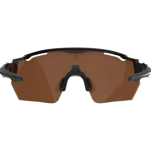 Lunettes de soleil AZR Race Rx Noire Vernie Noire Multicouche Gold