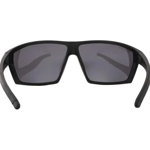 Lunettes de soleil AZR Ranch Crystal Noire Mate Gris Miroir Polarisant