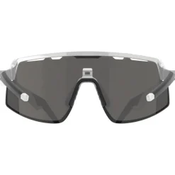 Lunettes de soleil AZR Speed Rx Blanche Vernie Noire Multicouche Gold