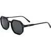 Lunettes de soleil Binocle Eyewear Bogota Shiny Black Grey Polarized