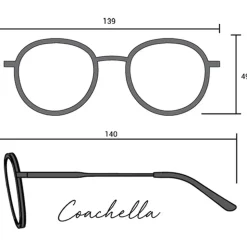 Lunettes de soleil Binocle Eyewear Coachella Gold Tortoise Brown Polarized