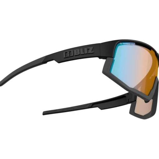 Lunettes de soleil Bliz Vision Matt Black Grey Nano Optics Nordic Light Coral Orange Blue Mirror