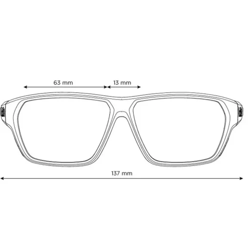 Lunettes de soleil Bollé Airfin Black Matte Blue Tns Polarized