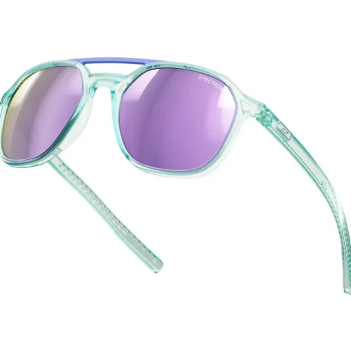 Lunettes de soleil Julbo Slack Cover Translucide Brillant Menthe Gris Clair Spectron 3