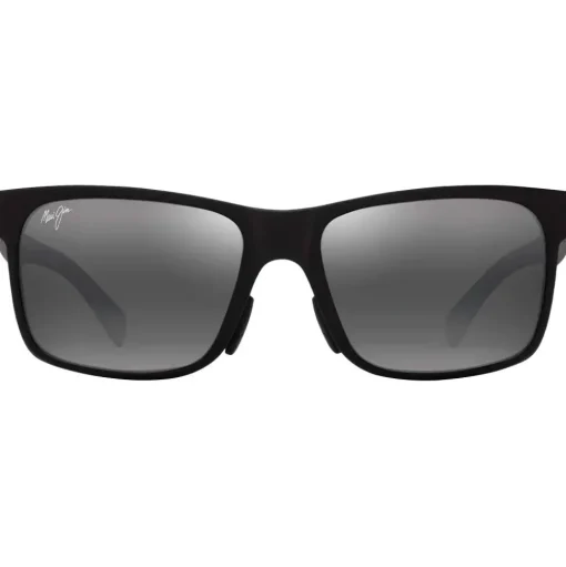 Lunettes de soleil Maui Jim Hoopili Matte Black Neutral Grey Mineral Superthin