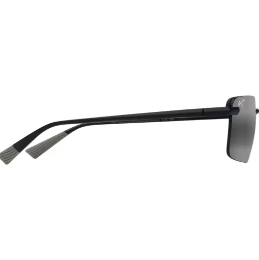 Lunettes de soleil Maui Jim Laulima Noir Mat Neutral Grey MauiPure