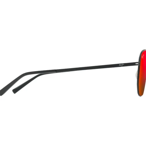 Lunettes de soleil Maui Jim Shark's Cove Noir Mat Hawaii Lava MauiBrilliant