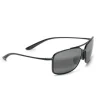Lunettes de soleil Maui Jim Kaupo Gap Black Gloss Grey Mauibrilliant