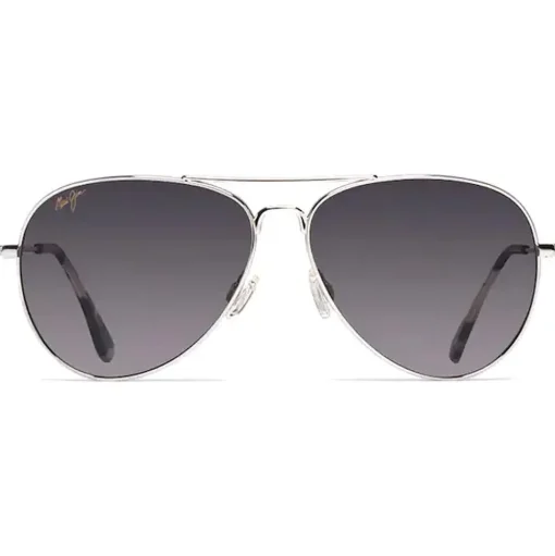 Lunettes de soleil Maui Jim Mavericks Argent Gris Neutre MauiPure