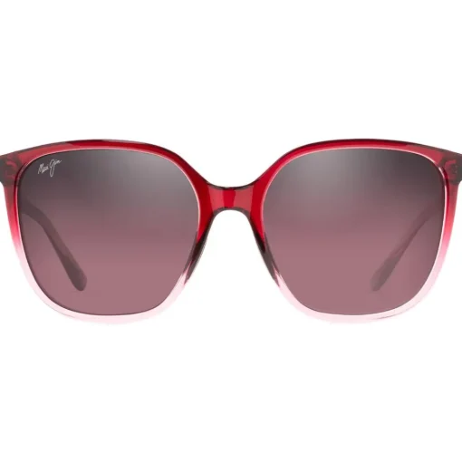 Lunettes de soleil Maui Jim Good Fun Framboise Fondu Maui Rose Mineral Superthin