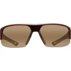 Lunettes de soleil Maui Jim Switchbacks Brun Foncé Mat Bronce Hcl Polycarbonate