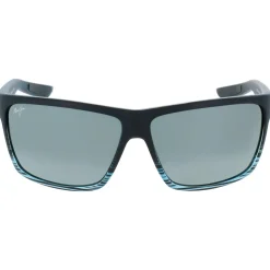 Lunettes de soleil Maui Jim Alenuihaha Grey Black Stripe Gris Neutre Mineral Superthin