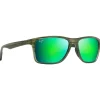 Lunettes de soleil Maui Jim Onshore Olive Dégradé MauiGreen Minéral SuperThin