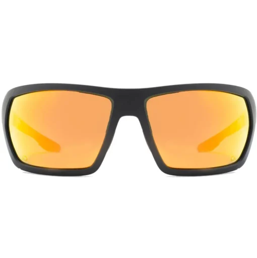 Lunettes de soleil Mundaka Optic Cierzo Matte Black Smoke Orange Revo Cx Polarized