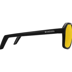 Lunettes de soleil Mundaka Optic Anakao Matte Black Smoke Orange Revo Cx Polarized