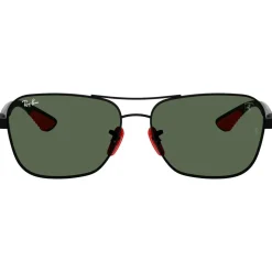 Lunettes de soleil Ray Ban RB8336M Scuderia Ferrari Collection Matte Black Matte Dark Green