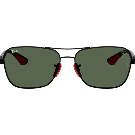 Lunettes de soleil Ray Ban RB8336M Scuderia Ferrari Collection Matte Black Matte Dark Green