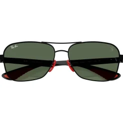 Lunettes de soleil Ray Ban RB8336M Scuderia Ferrari Collection Matte Black Matte Dark Green