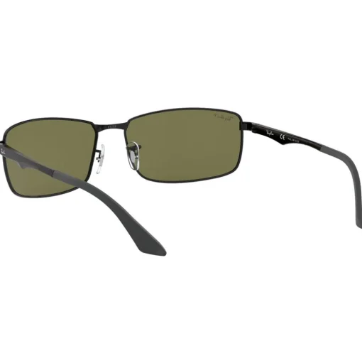 Lunettes de soleil Ray Ban RB3498 Polished Black Green G-15 Polar