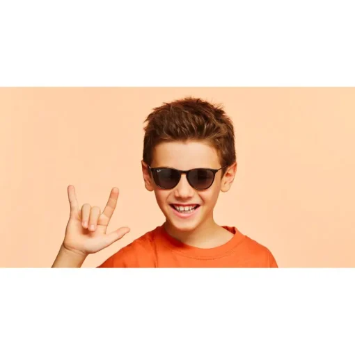 Lunettes de soleil Ray Ban Erika Kids Polished Havana Grey