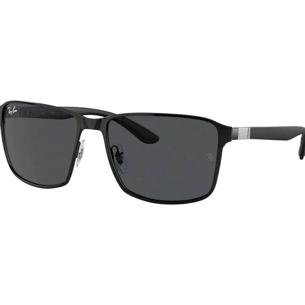 Lunettes de soleil Ray Ban RB3721 Polished Black Dark Grey