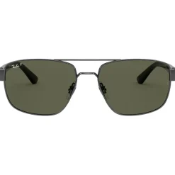 Lunettes de soleil Ray Ban RB3663 Polished Gunmetal Green G-15 Polar