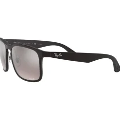 Lunettes de soleil Ray Ban RB4264 Matte Black Chromance Silver Polar