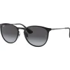 Lunettes de soleil Ray Ban RB3539 Erika Metal Polished Black Dark Grey Gradient