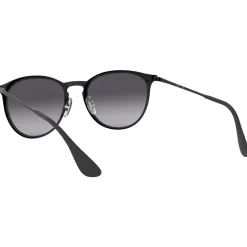 Lunettes de soleil Ray Ban RB3539 Erika Metal Polished Black Dark Grey Gradient