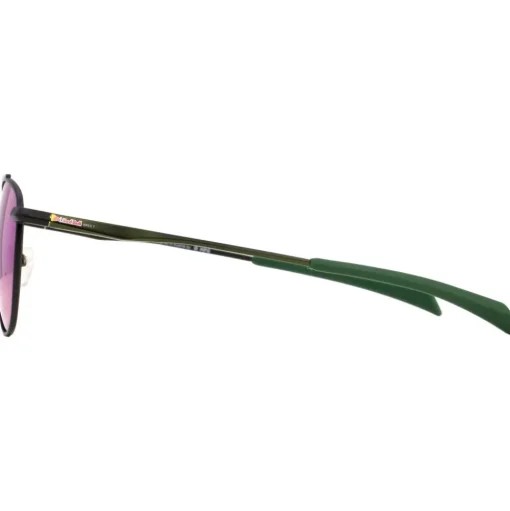 Lunettes de soleil Red Bull Spect Redms Panto Matt Black Olive Green Green Mirror Polarized