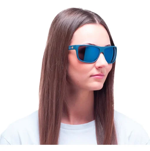 Lunettes de soleil Red Bull Spect Loom Matt Blue Smoke Blue Mirror