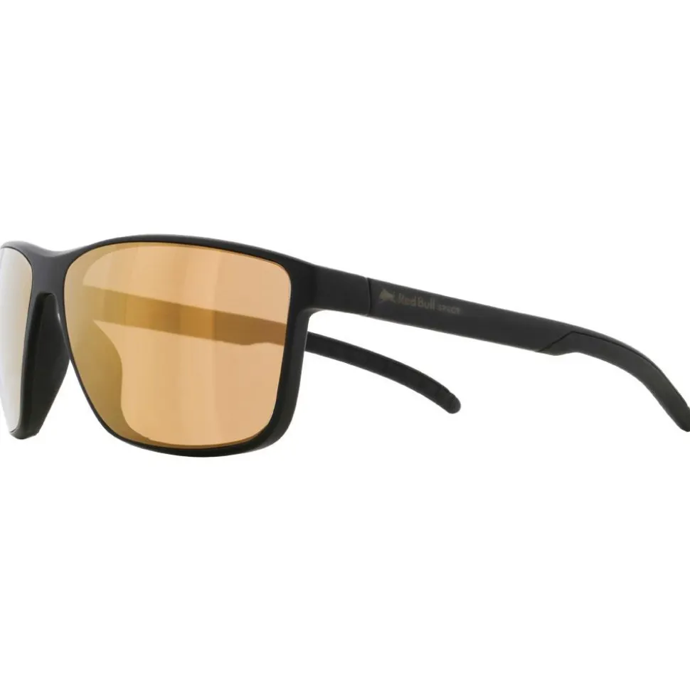 Lunettes de soleil Red Bull Spect Drift Matt Black Brown Gold Mirror