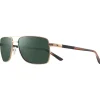 Lunettes de soleil Revo Ray Gold Crystal Smoke Green Polarized
