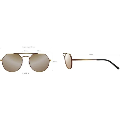 Lunettes de soleil Serengeti Shelby Matte Black Saturn 555nm