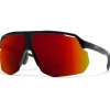 Lunettes de soleil Smith Motive Black Chromapop Red Mirror