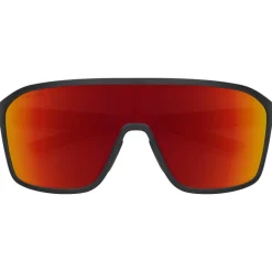 Lunettes de soleil Smith Boomtown Matte Black Chromapop Red Mirror