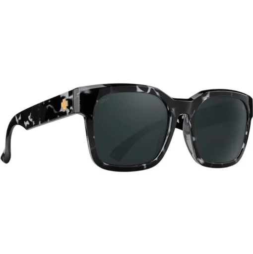 Lunettes de soleil Spy Dessa Black Marble Tort Happy Gray Green Black Mirror