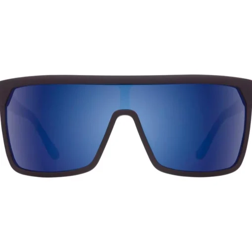 Lunettes de soleil Spy Flynn Soft Matte Black Happy Bronze Dark Blue Mirror