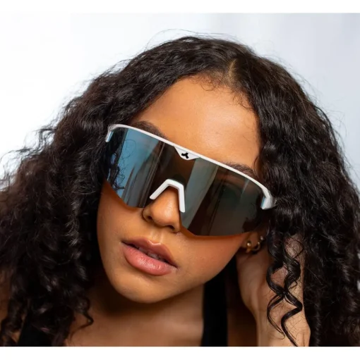 Lunettes de soleil Tripoint Lake Victoria Small Matt White Smoke Ice Blue Multi