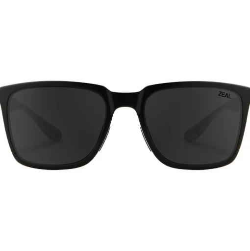 Lunettes de soleil Zeal Campo Matte Black Ellume Polarized Dark Grey